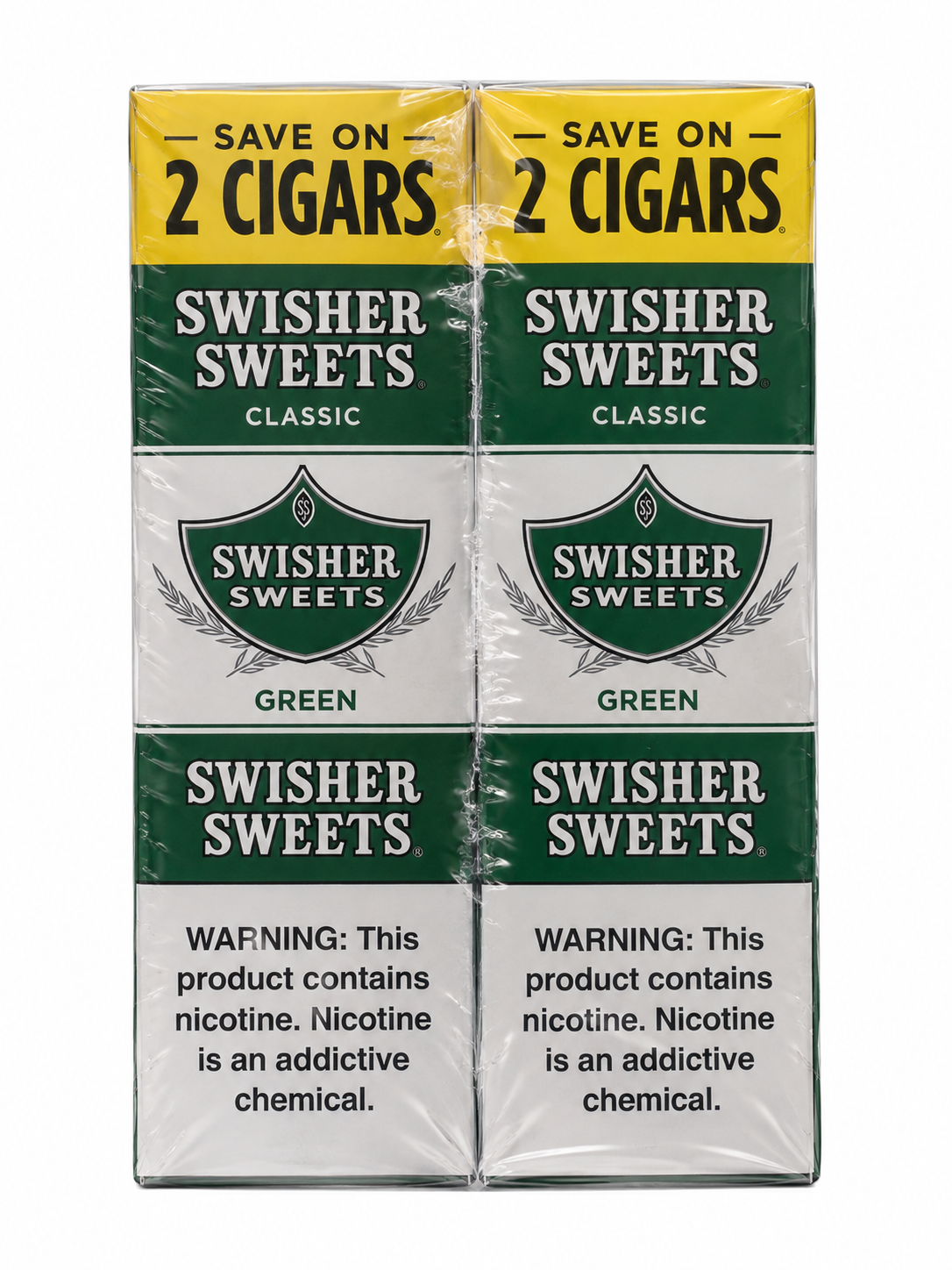 SWISHER SWEETS SV2 2 CT 30 PK GREEN