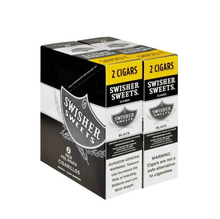 SWISHER SWEETS SV2 2CT 30PK BLACK