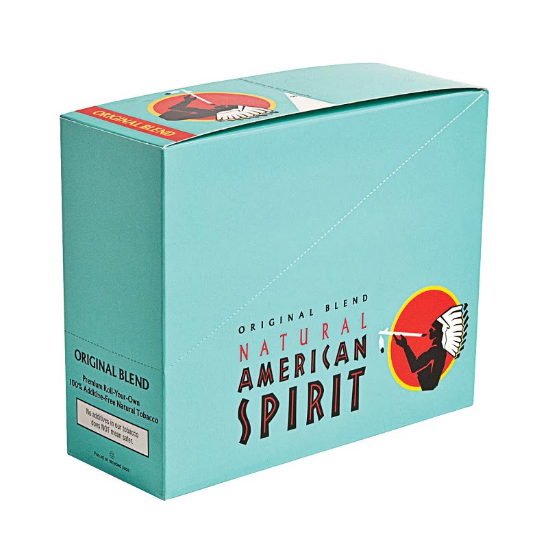 AMERICAN SPIRIT (POUCH)  ORIGINAL 6 CT LIGHT BLUE