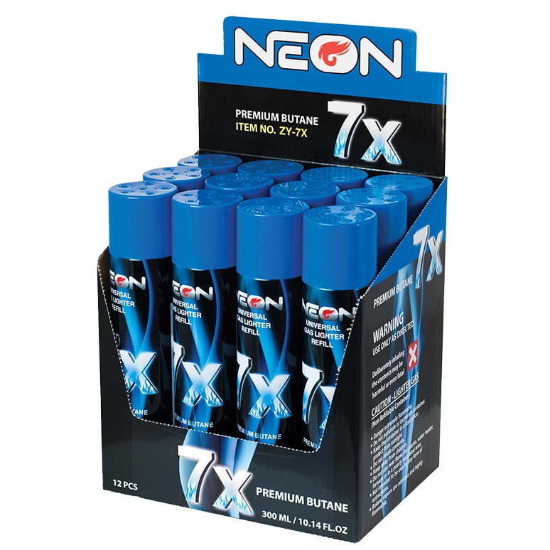 Neon 7X Butane Refill 300ML 12 PK
