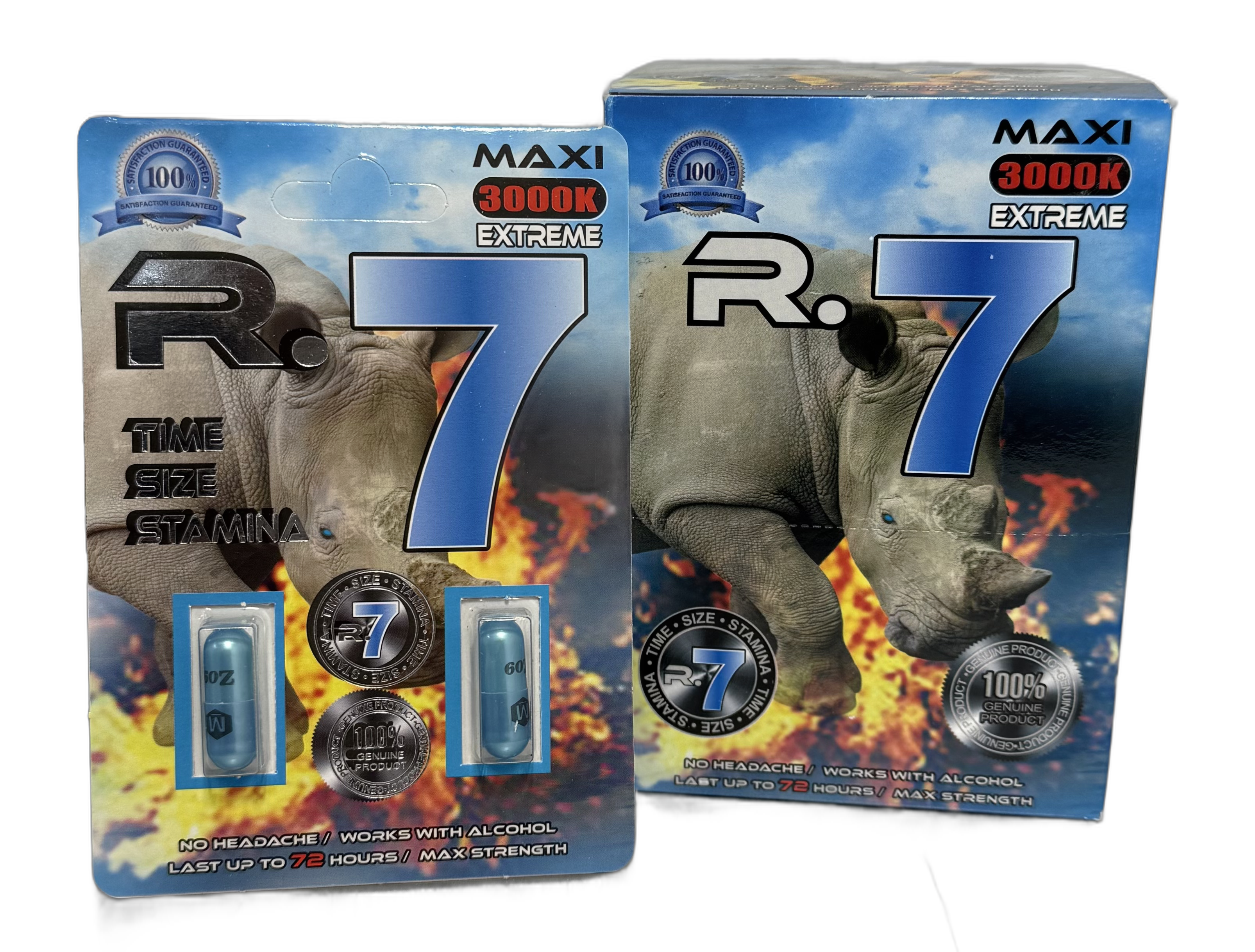 Rhino 7 Capsule Maxi 3000K Extreme 2CT 24PK