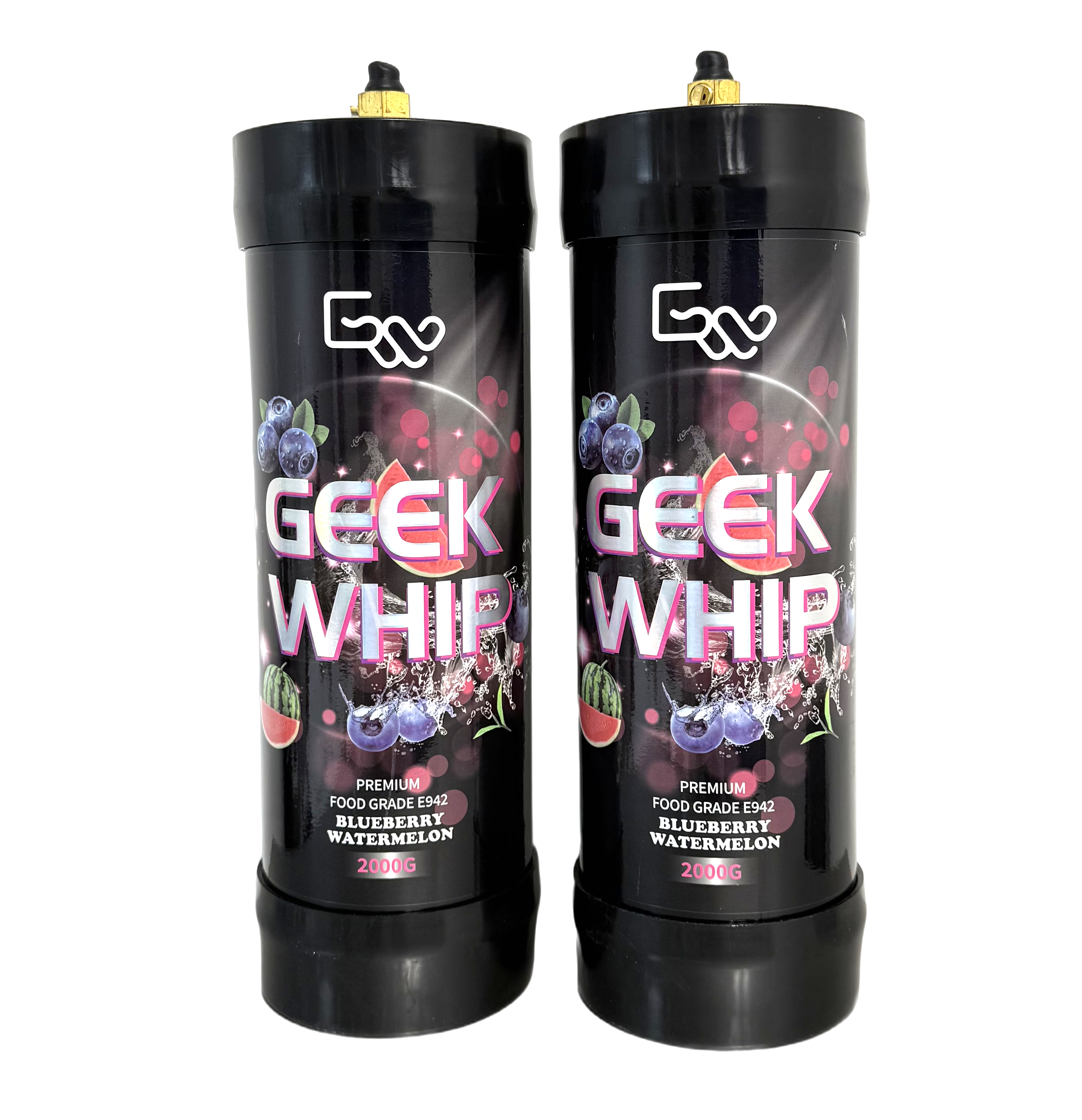 GEEK WHIP 2000G 2 CT BLUEBERRY WATERMELON