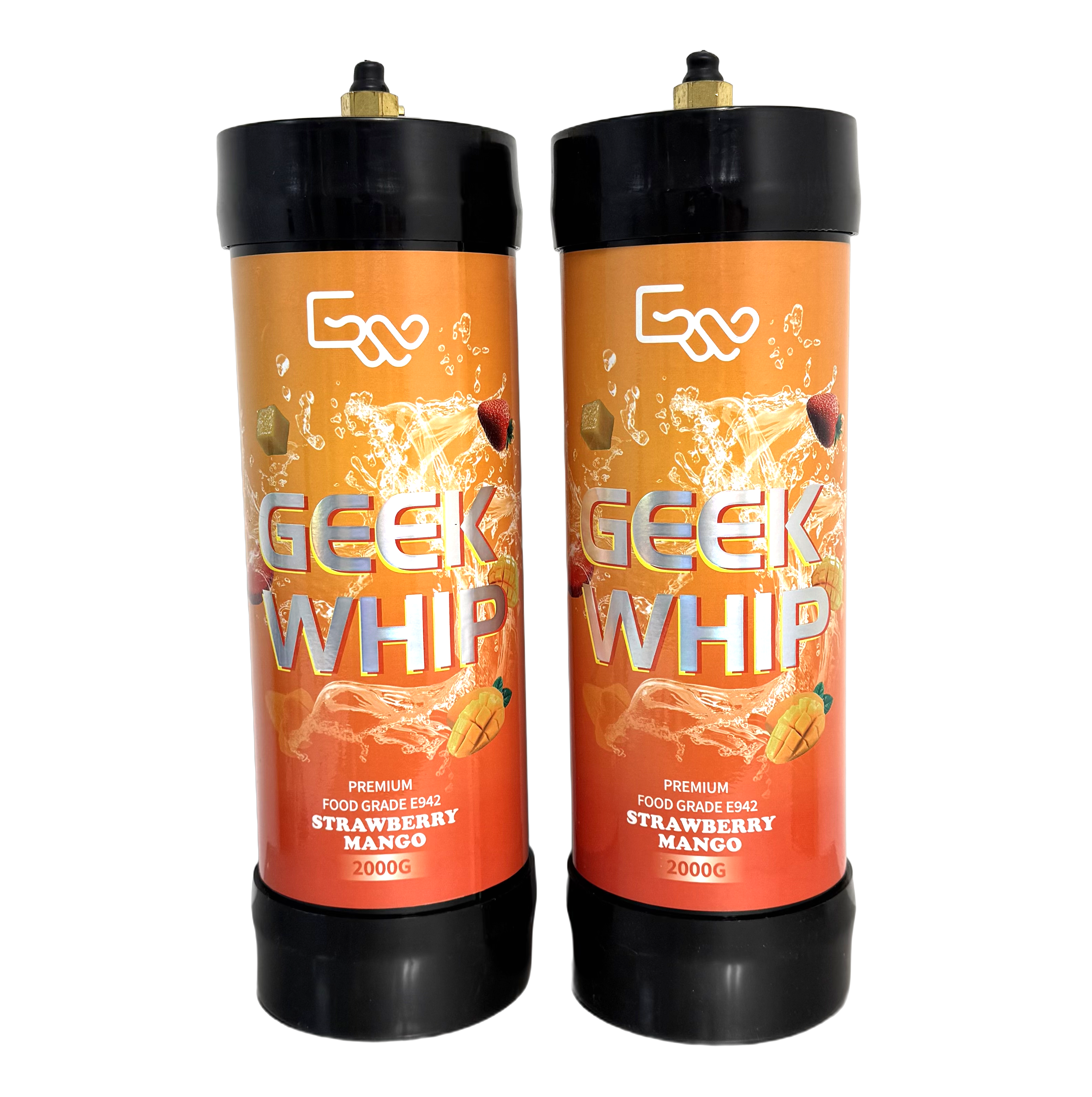 GEEK WHIP 2000G 2 CT STRAWBERRY MANGO