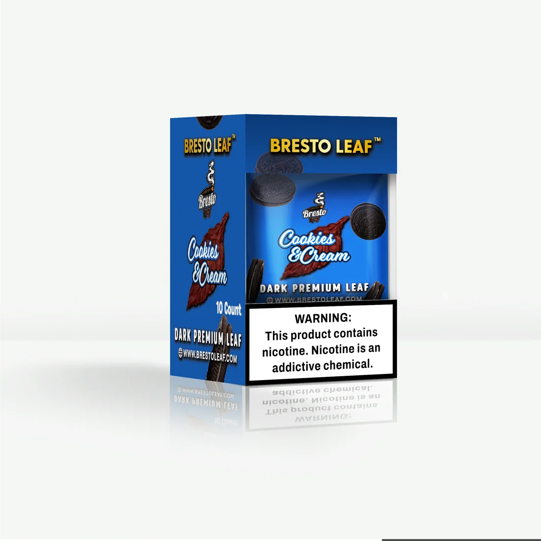 Bresto Cookies & Cream Whole Leaf 10CT