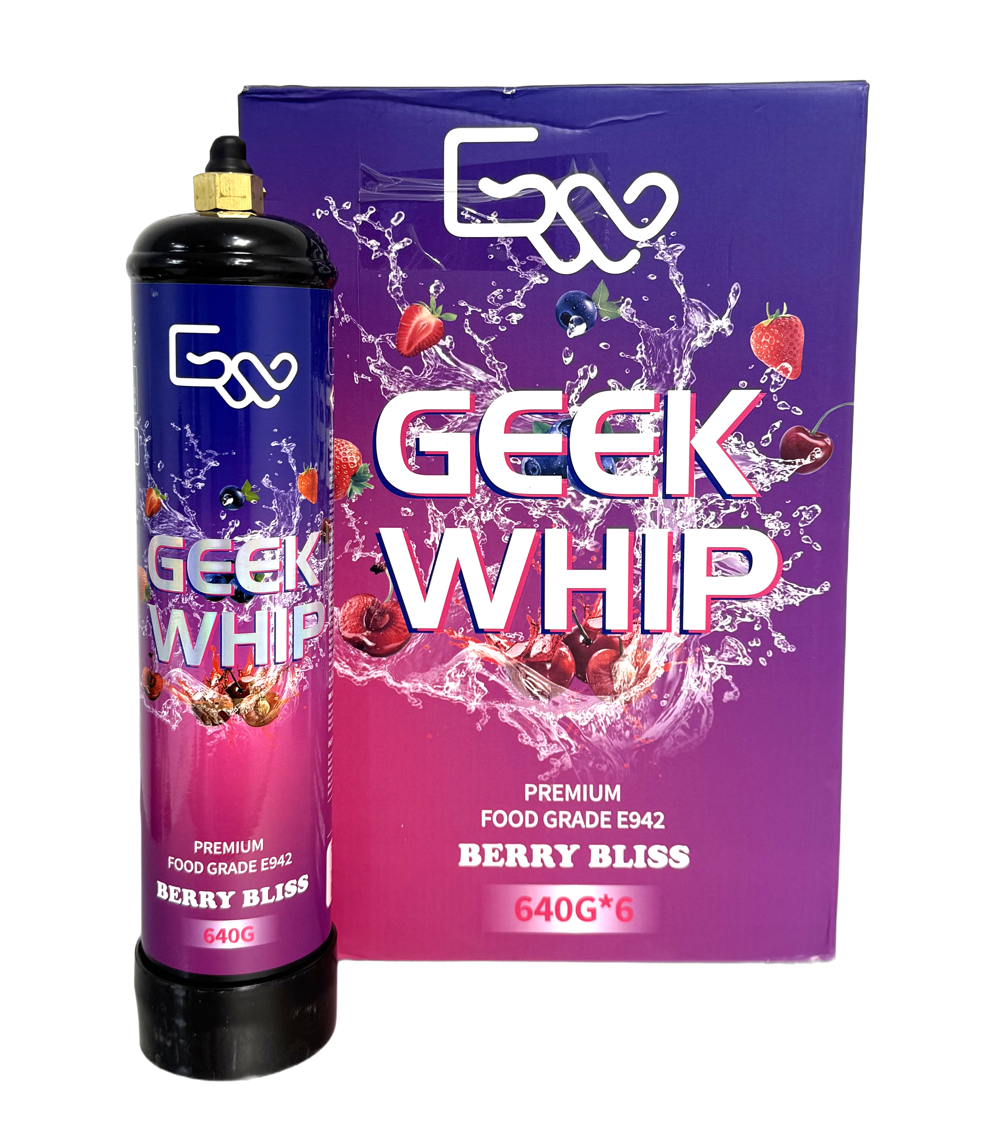 GEEK WHIP 640G 6 CT BERRY BLISS