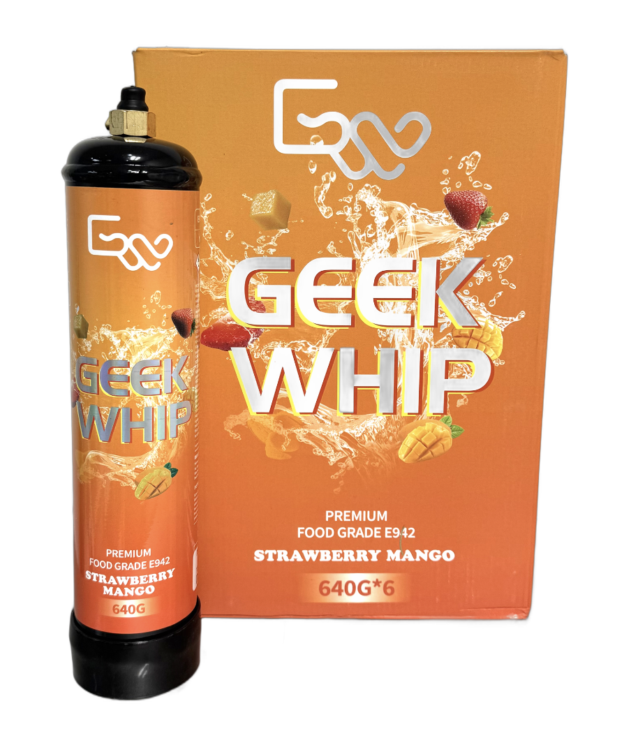 GEEK WHIP 640G 6 CT STRAWBERRY MANGO