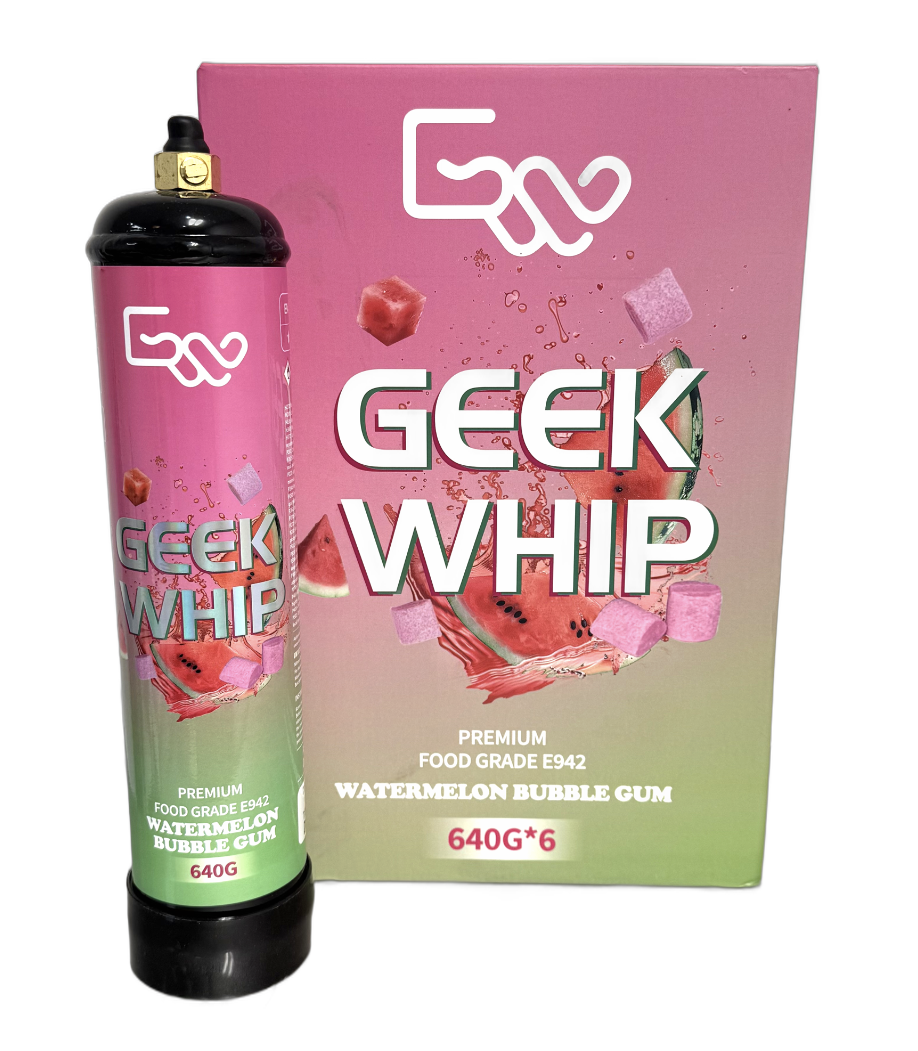 GEEK WHIP 640G 6 CT WATERMELON BUBBLE GUM