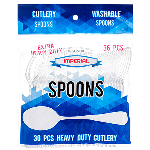 Imperial Spoons 36CT 48PK/CS Clear