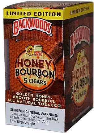 BACKWOODS 5 CT 8 PK HONEY BOURBON