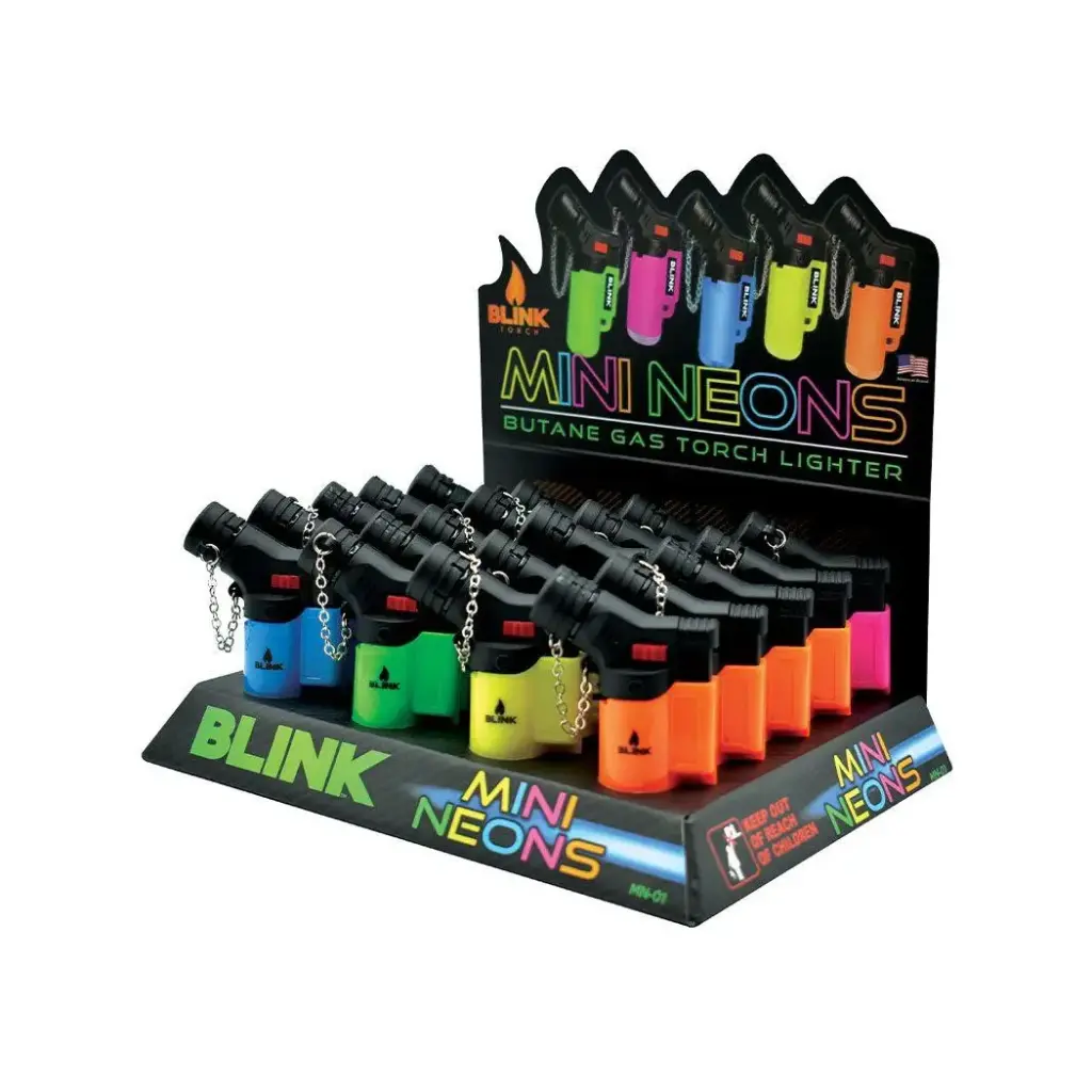 BLINK TORCH MINI NEONS TORCH LIGHTER 20 PC