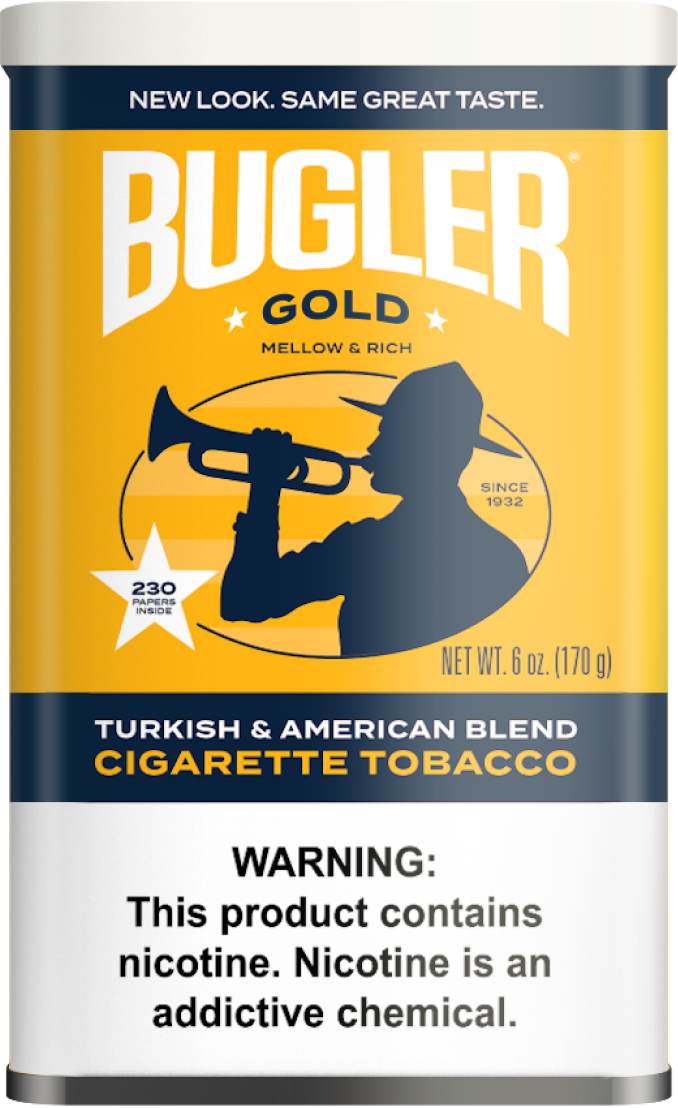 Bugler Can Gold Tobacco 6 OZ