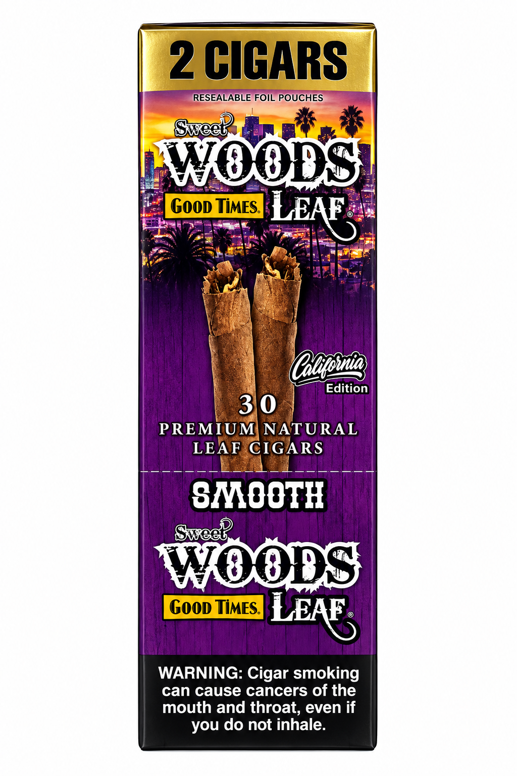 GOOD TIMES SWEET WOODS LEAF SV2 2 CT 15 PK SMOOTH