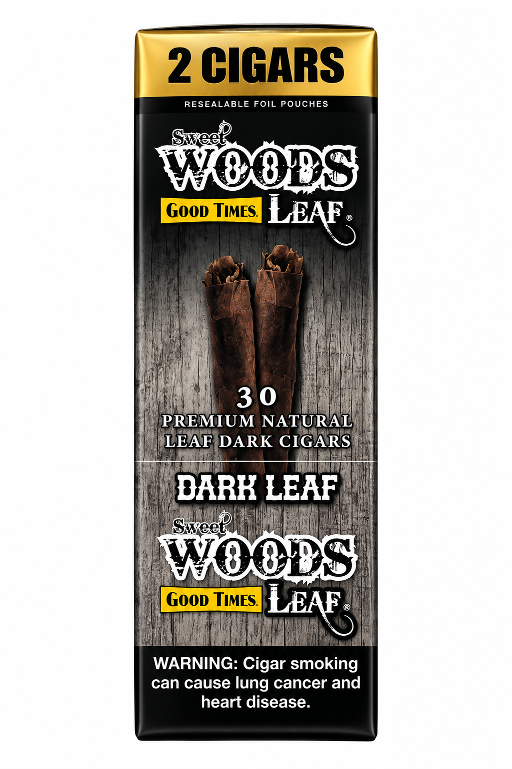 GOOD TIMES SWEET WOODS LEAF SV2 2 CT 15 PK DARK LEAF