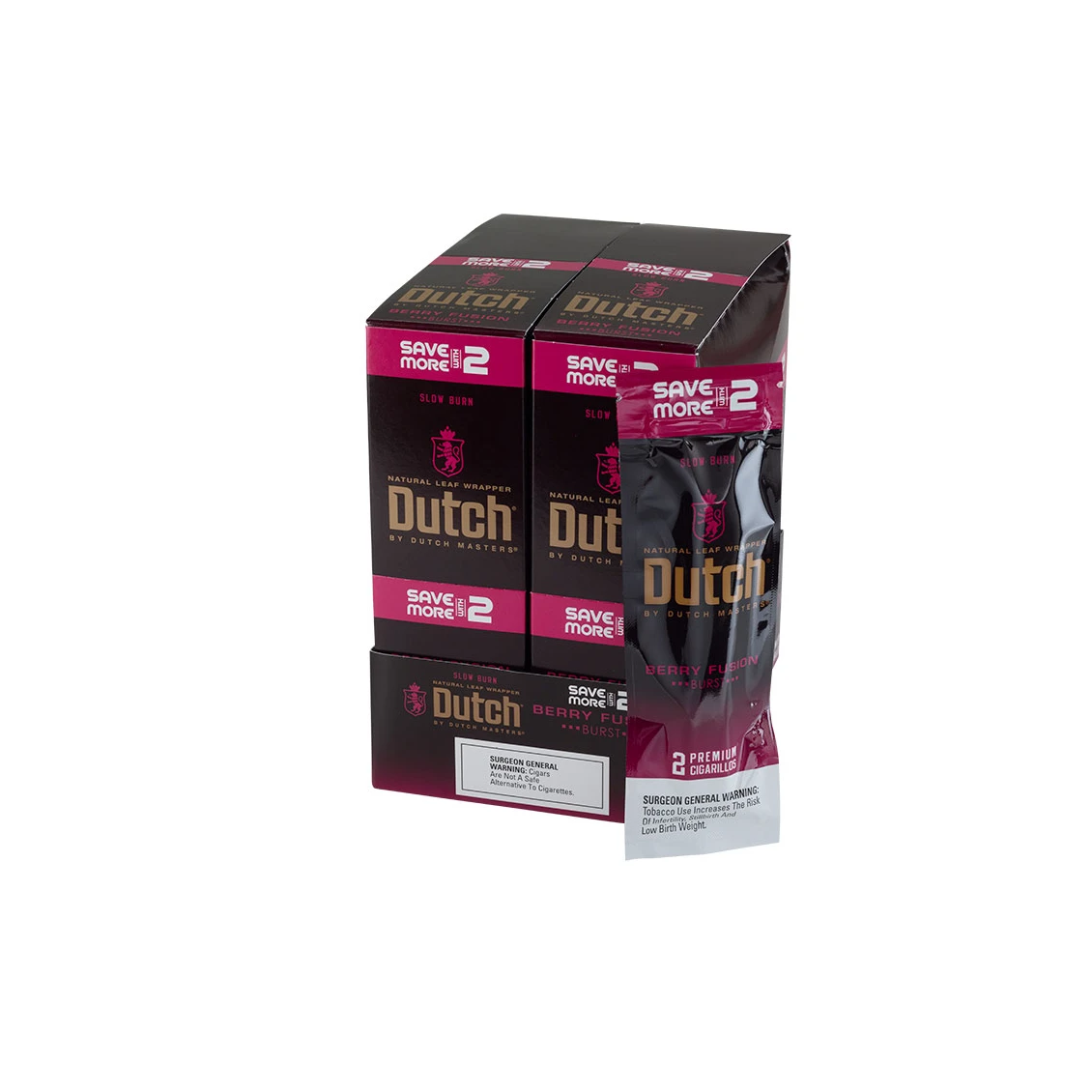 DUTCH MASTER SV2 2 CT 30 PK BERRY FUSION