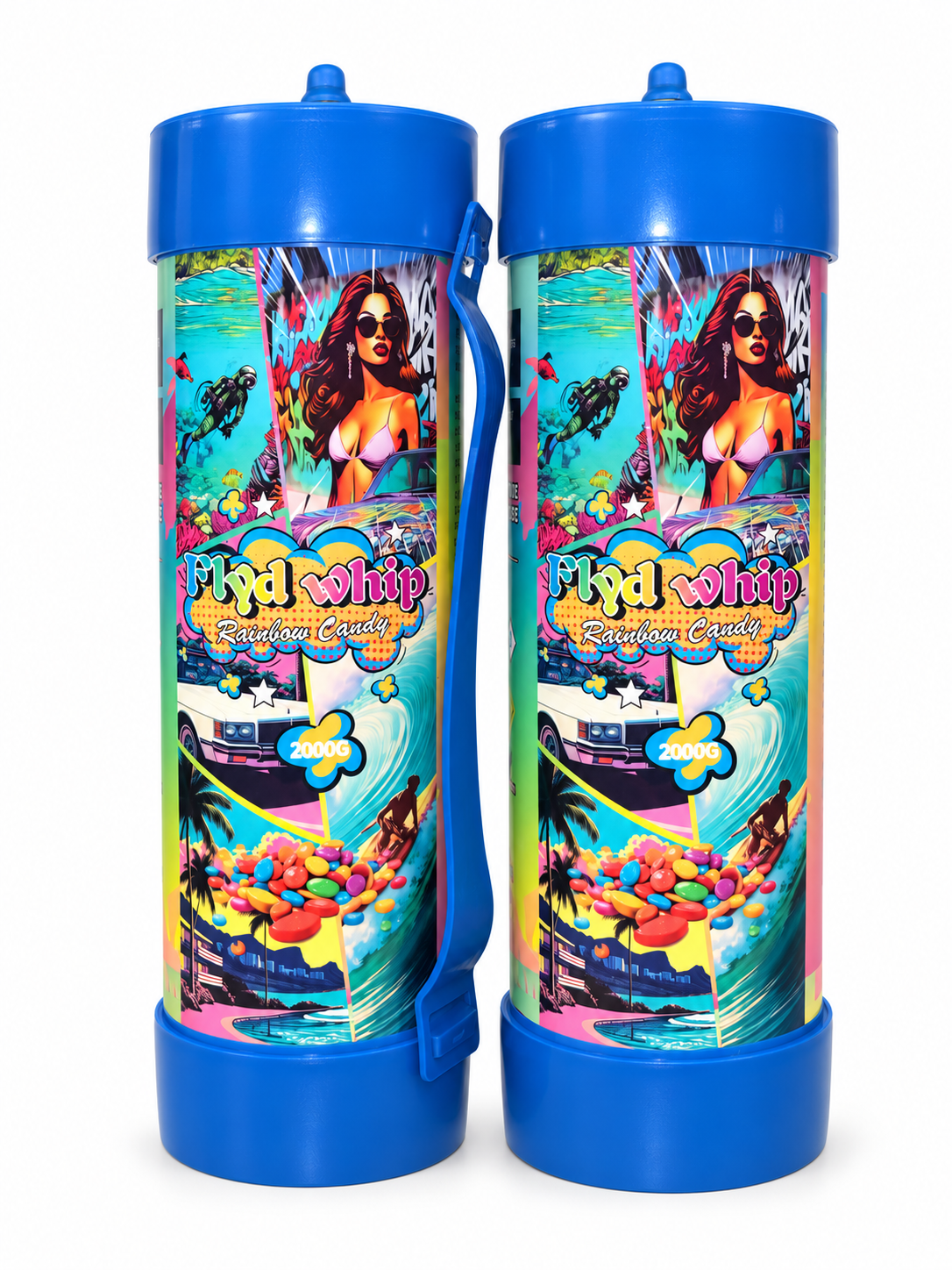 FLYD WHIP 2000G 2 CT RAINBOW CANDY
