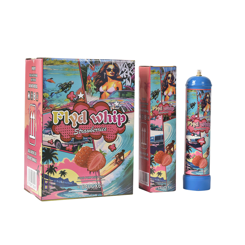 FLYD WHIP 640G 6 CT STRAWBERRY