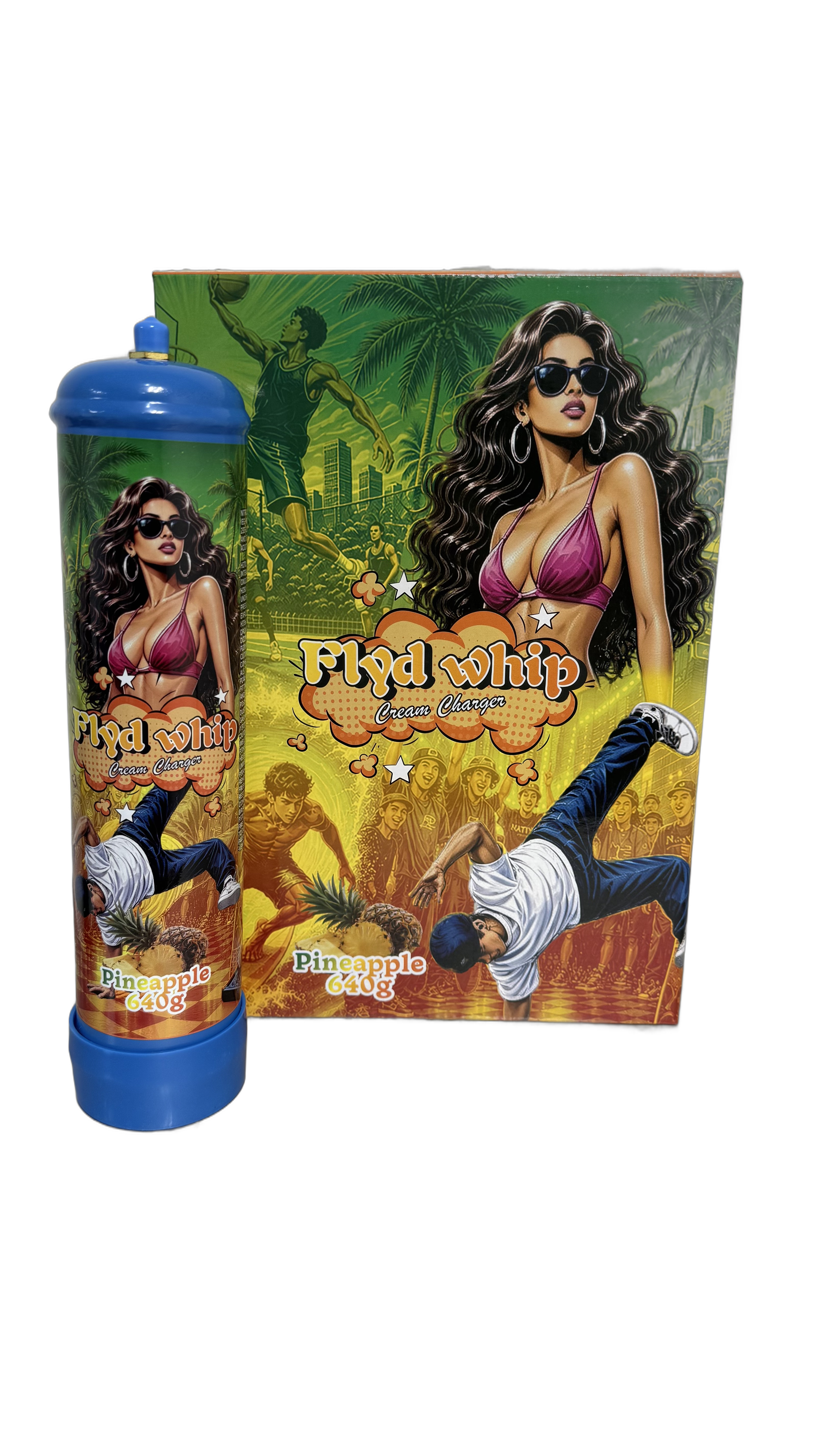 FLYD WHIP 640G 6 CT PINEAPPLE