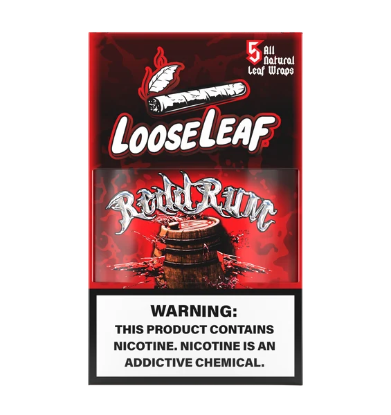 LOOSE LEAF REDD RUM 5 CT 8 PK