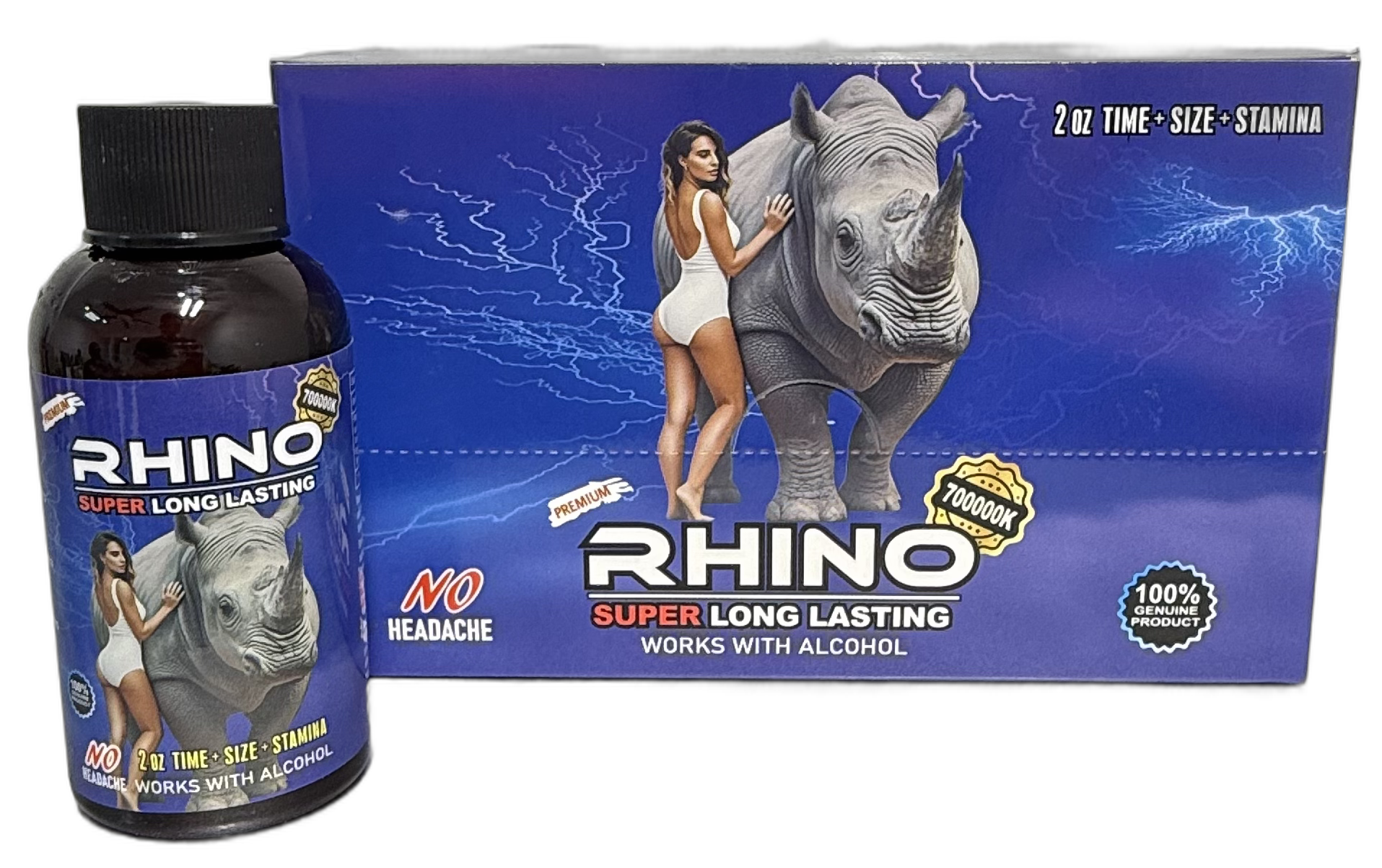 Rhino 700000K Super Long Lasting
