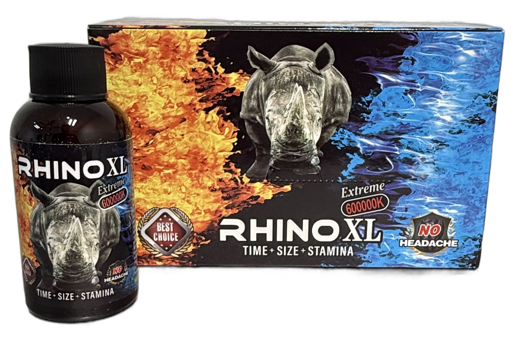 Rhino XL Extreme 600000K Liquid Shot 2OZ 12PK