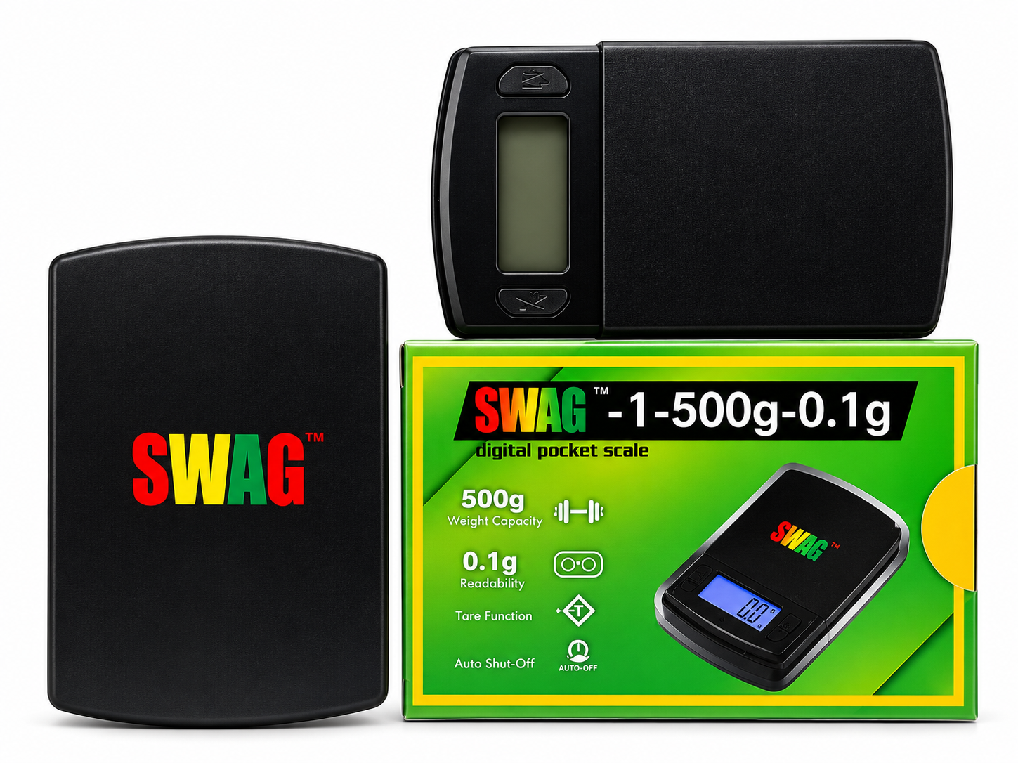 SWAG SCALE 1-500g-0.1g BLACK