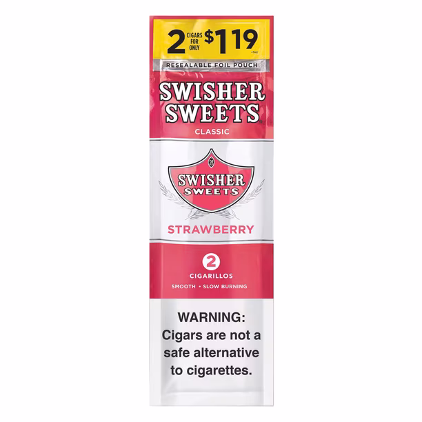 SWISHER SWEETS $1.19 2 CT 30 PK Strawberry