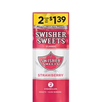 SWISHER SWEETS STRAWBERRY $1.39 2 CT 30 PK