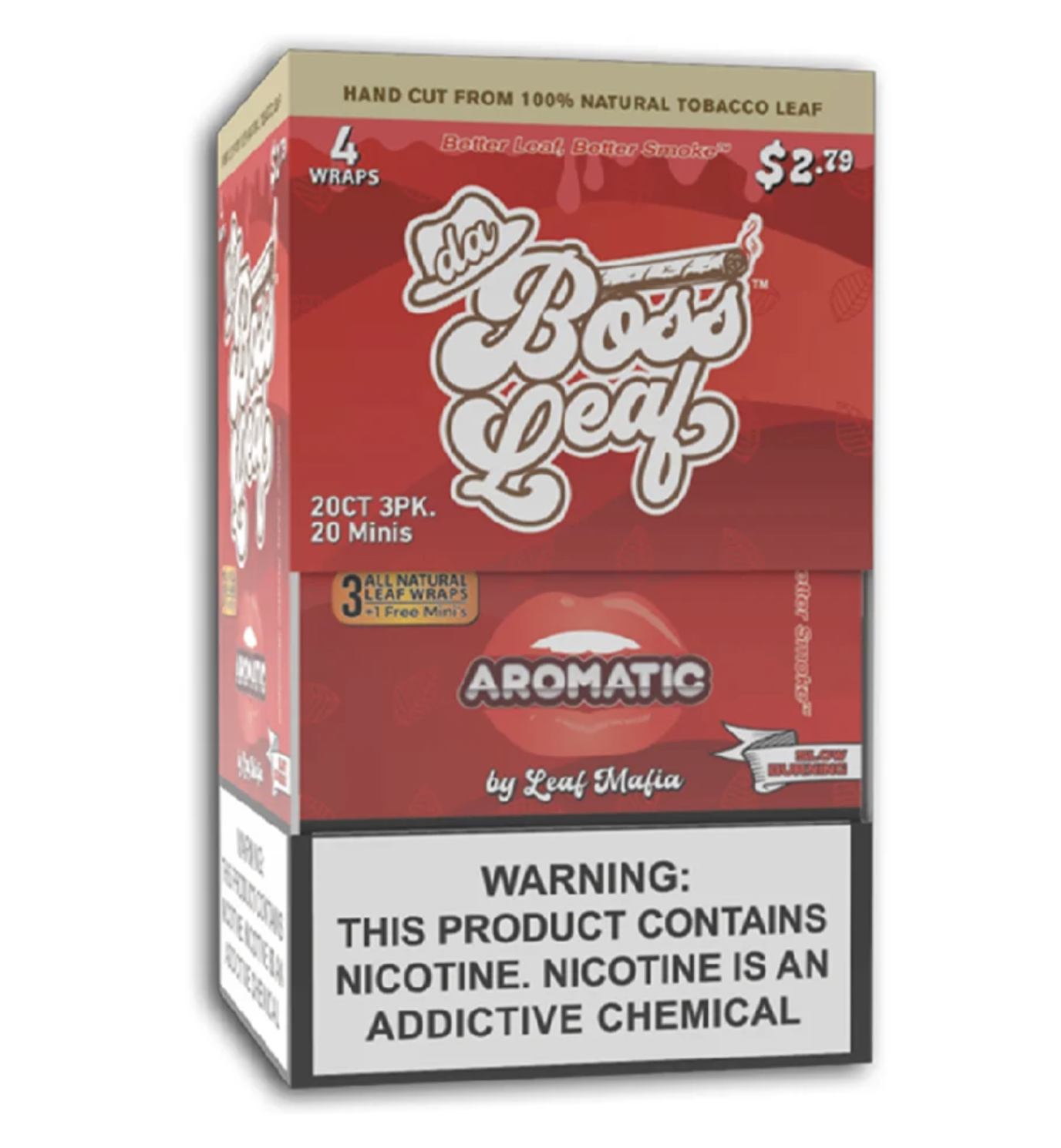 DA BOSS LEAF $2.79 3+1CT 20PK Aromatic