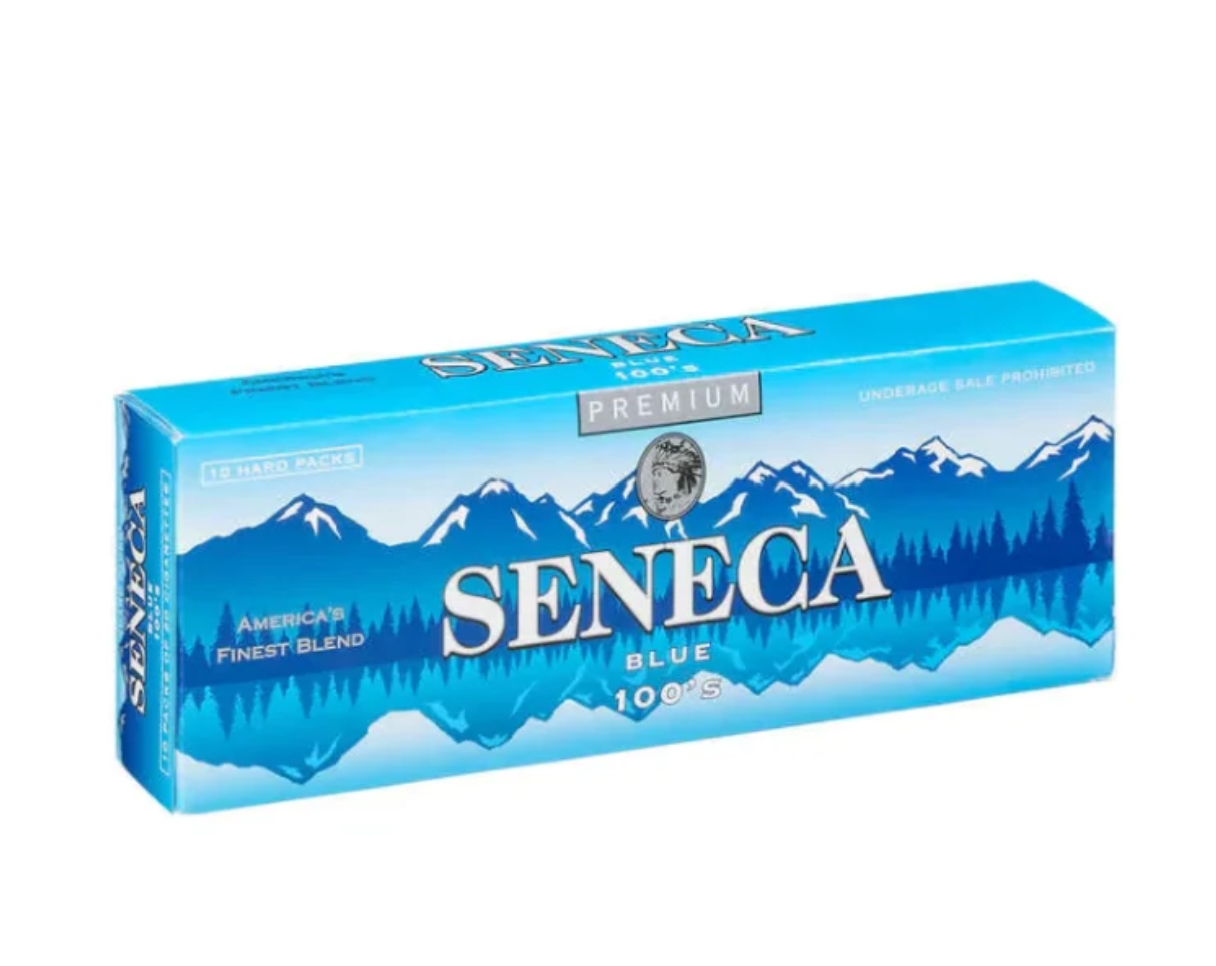 Seneca, Cigarettes, Blue 100s