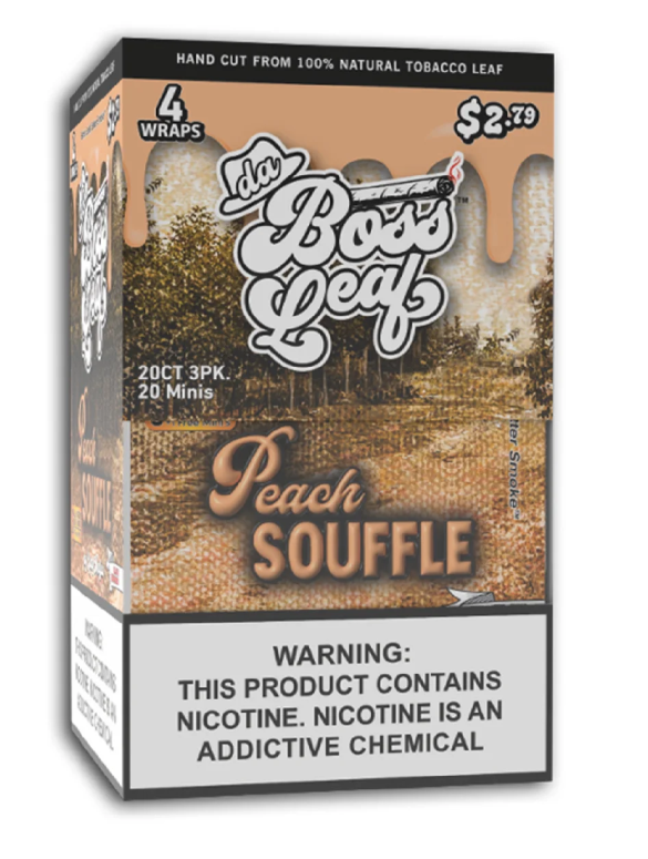 DA BOSS LEAF $2.79 3+1CT 20PK PEACH SOUFFLE