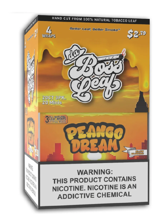 DA BOSS LEAF $2.79 3+1CT 20PK Peango Dream