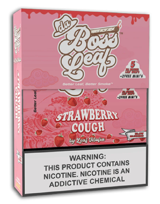 DA BOSS LEAF STRAWBERRY COUGH 5 CT 8 PK