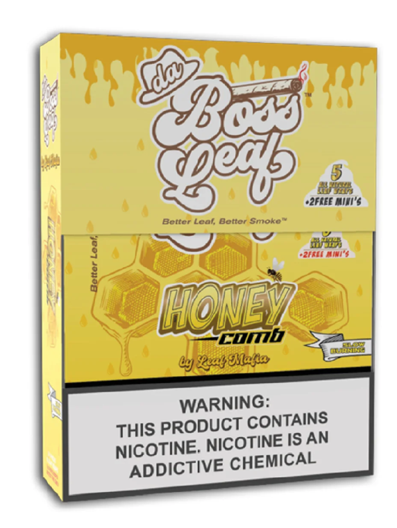Da Boss Leaf 5 CT 8 PK Honey Comb
