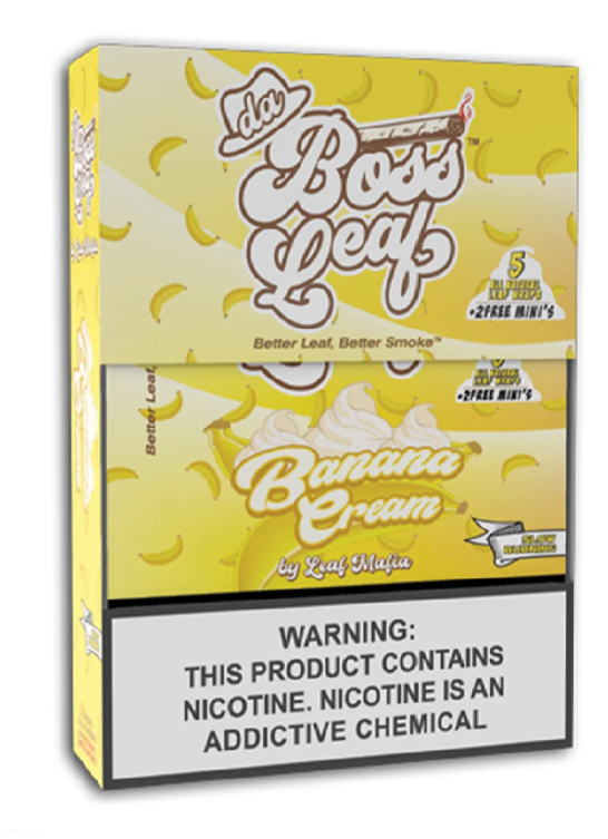 Da Boss Leaf 5 CT 8 PK Banana Cream