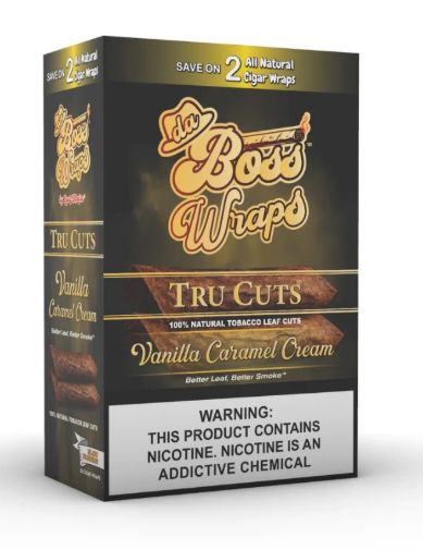 Da Boss Wraps Tru Cuts 2CT 12PK Vanilla Caramel Cream