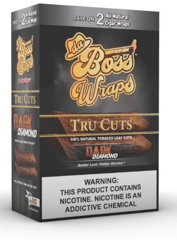Da Boss Wraps Tru Cuts 2CT 12PK - Dark Diamond