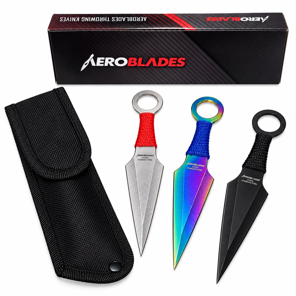Aeroblades Throwing Knives 3ct