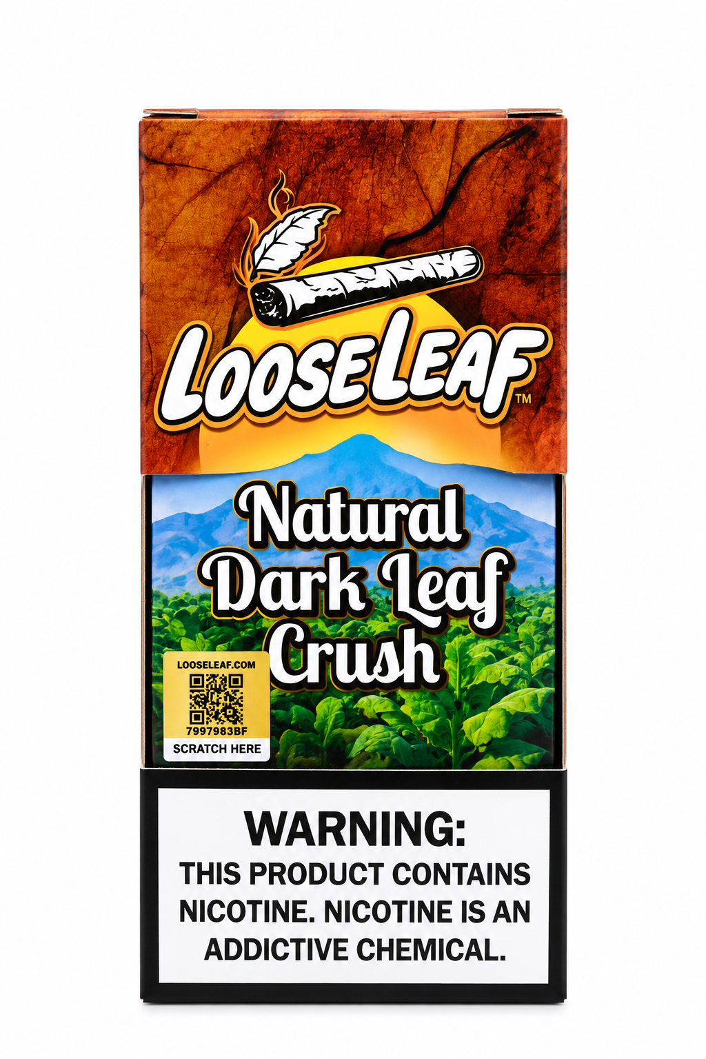 Loose Leaf Crush 10 CT Natural Dark Leaf Crush