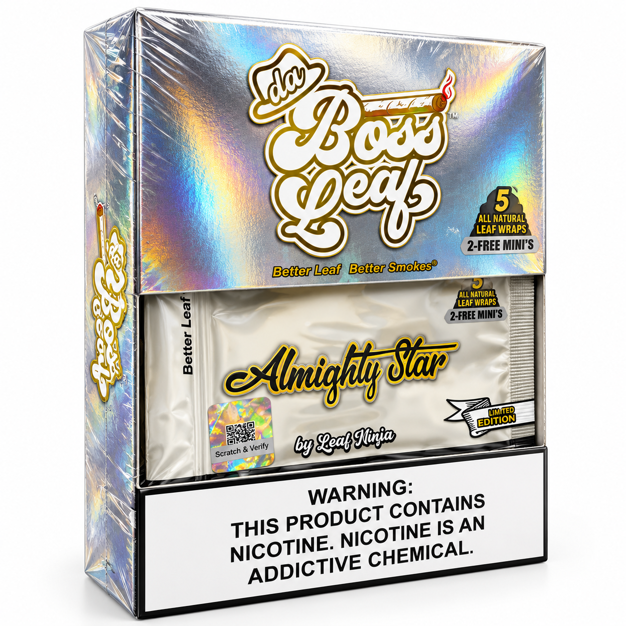 DA BOSS LEAF ALMIGHTY STAR 5 CT 8 PK