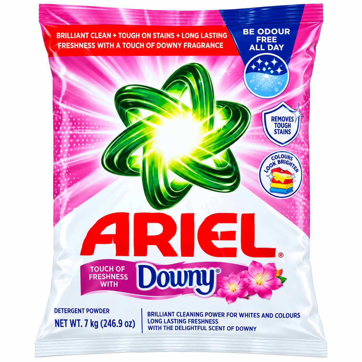 Ariel Powder Detergent w/ Downy 200G 48PK/CS