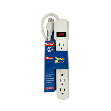 TUFF BROS 6 OUTLET POWER STRIP 1.5FT 12 PK