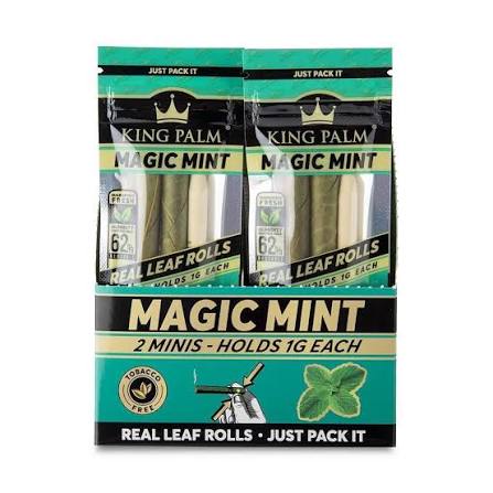 KING PALM SLIMS MAGIC MINT 2 CT 20 PK