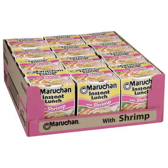 Maruchan Instant Ramen Cup 2.25 OZ 12PK Shrimp