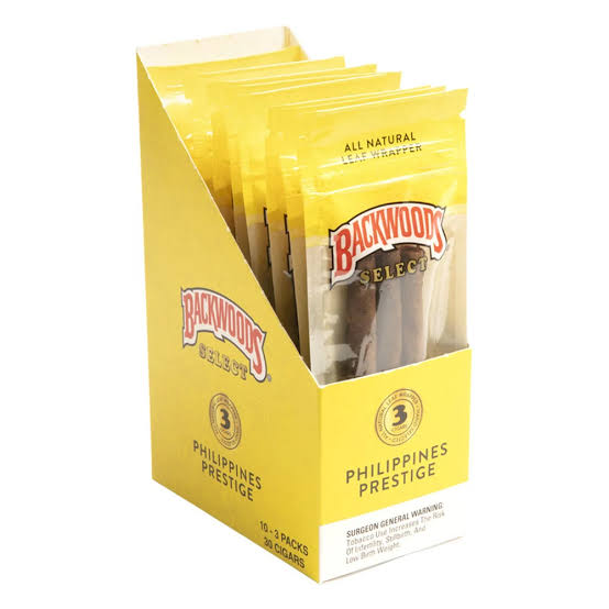BACKWOODS 3 CT 10 PK SELECT PHILIPPINES PRESTIGE