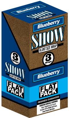 SHOW FLAT PACK 3 CT 25 PK Blueberry