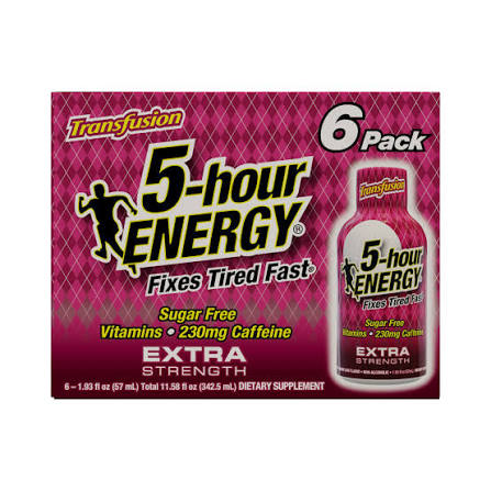 5 Hour Energy Extra Strength 12 CT Transfusion
