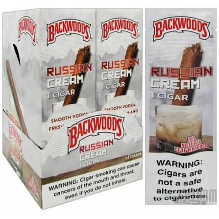 BACKWOODS SINGLE 24 CT RUSSIAN CREAM