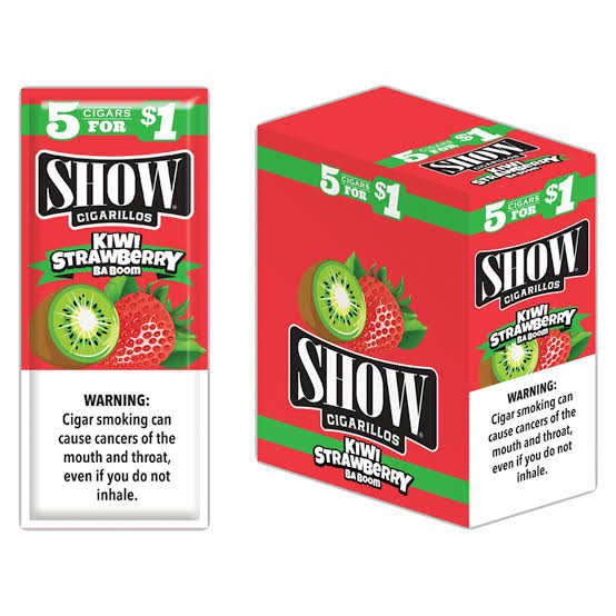 Show Kiwi Strawberry Ba Boom $1.00 5CT 15PK