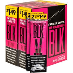 SWISHER SWEETS BLK TIP $1.49 2 CT 15 PK BERRY