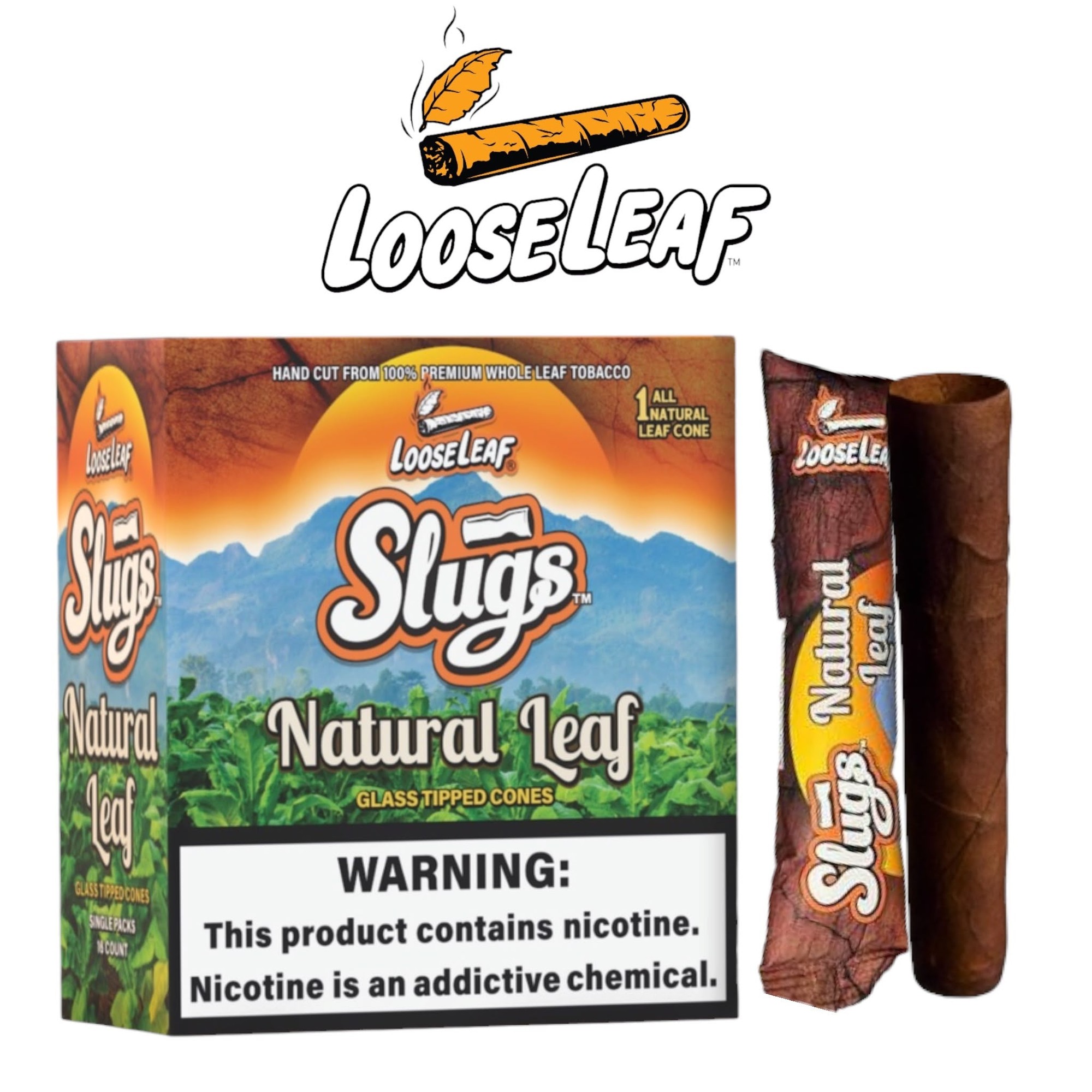 Loose Leaf Slugs 1CT 16PK Natural Leaf
